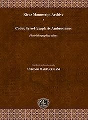 Codex syro hexaplaris usato  Spedito ovunque in Italia 