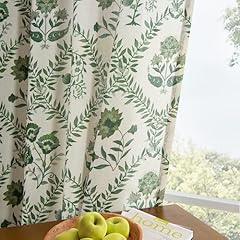 Green floral linen for sale  Delivered anywhere in USA 
