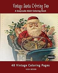Vintage santa coloring for sale  Delivered anywhere in USA 