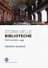 Storia delle biblioteche. usato  Spedito ovunque in Italia 