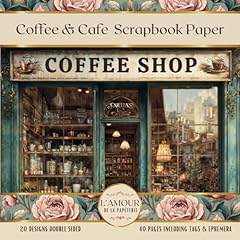 Coffee cafe scrapbook usato  Spedito ovunque in Italia 