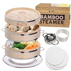 Dumpling bamboo steamer for sale  Delivered anywhere in USA 