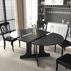 Extendable round dining for sale  Delivered anywhere in USA 