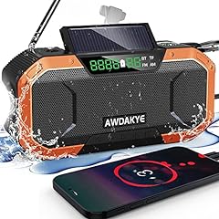 5000mAh Emergency Radio with Bluetooth Speaker, Waterproof for sale  Delivered anywhere in Canada