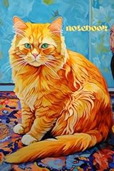Notebook orange cat for sale  Delivered anywhere in USA 
