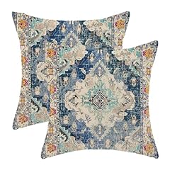Blue boho pillow for sale  Delivered anywhere in USA 