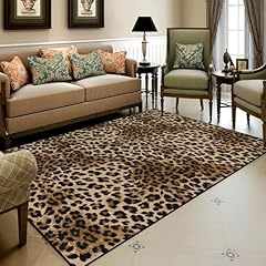 Aukib leopard rug for sale  Delivered anywhere in USA 