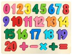 Number puzzle wooden for sale  Delivered anywhere in USA 