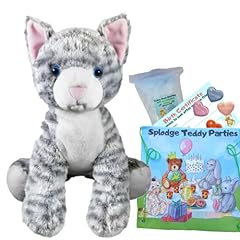 Grey cat plush for sale  Delivered anywhere in UK