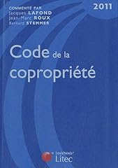 Code copropriété 2011 d'occasion  Livré partout en Belgiqu