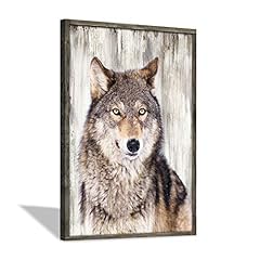 Wolf print wall for sale  Delivered anywhere in USA 