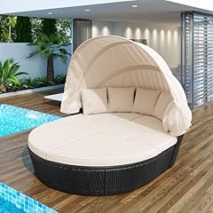 Outdoor rattan daybed for sale  Delivered anywhere in USA 