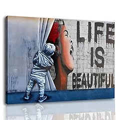 Framed banksy wall for sale  Delivered anywhere in USA 