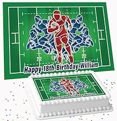 Rugby birthday personalised for sale  Delivered anywhere in UK