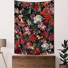 Saoluis floral tapestry for sale  Delivered anywhere in USA 