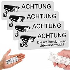 Videoüberwachung schild 4er gebraucht kaufen  Wird an jeden Ort in Deutschland