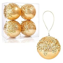 Gold shatterproof christmas for sale  Delivered anywhere in USA 