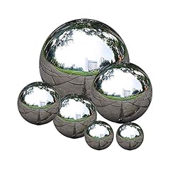 Uandear Stainless Steel Gazing Ball, Abonery 6 Pcs for sale  Delivered anywhere in UK