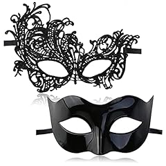 Masquerade mask couples for sale  Delivered anywhere in Ireland