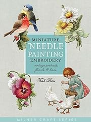 Miniature needle painting for sale  Delivered anywhere in UK