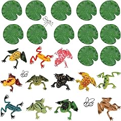 24pcs plastic frogs for sale  Delivered anywhere in UK