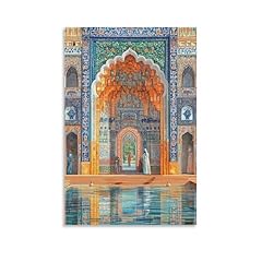 Mughal miniature canvas for sale  Delivered anywhere in UK