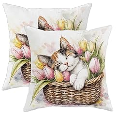 Spring cat pillow for sale  Delivered anywhere in UK