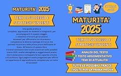 Maturita 2025 temi usato  Spedito ovunque in Italia 