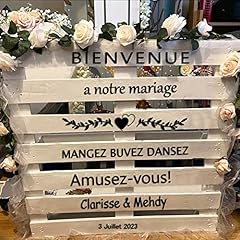 Panneau bienvenue mariage d'occasion  Livré partout en France