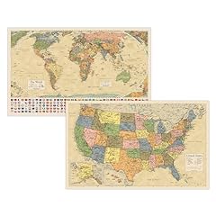 Pack laminated map for sale  Delivered anywhere in USA 