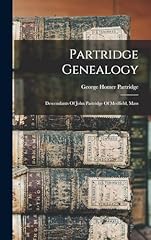 Partridge genealogy descendant for sale  Delivered anywhere in USA 