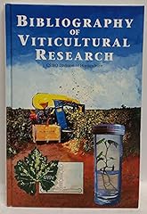 Bibliography viticultural rese for sale  Delivered anywhere in UK