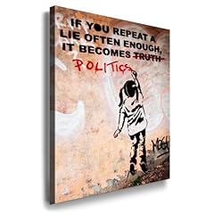 Banksy wandbild leinwandbild gebraucht kaufen  Wird an jeden Ort in Deutschland