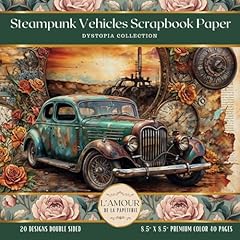 Steampunk vehicles scrapbook for sale  Delivered anywhere in USA 
