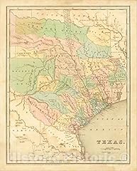 Historic map texas for sale  Delivered anywhere in USA 