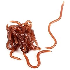 Artificial fishing worms for sale  Delivered anywhere in UK