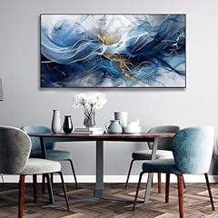 Blue gold abstract for sale  Delivered anywhere in USA 