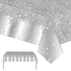 2pcs silver table for sale  Delivered anywhere in UK
