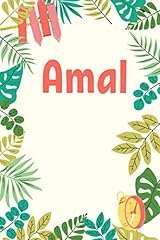 Amal personalized journal for sale  Delivered anywhere in UK