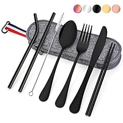 Piece travel cutlery for sale  Delivered anywhere in UK
