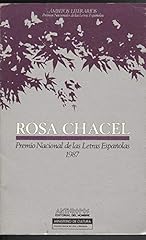 Rosa chacel premio d'occasion  Livré partout en France