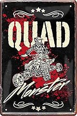 Blechschild quad monster gebraucht kaufen  Wird an jeden Ort in Deutschland
