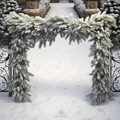 Pine garland snow for sale  Delivered anywhere in USA 