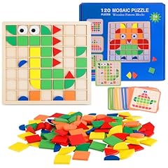 120pcs mosaik holzpuzzle gebraucht kaufen  Wird an jeden Ort in Deutschland