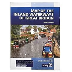 Map inland waterways for sale  Delivered anywhere in UK
