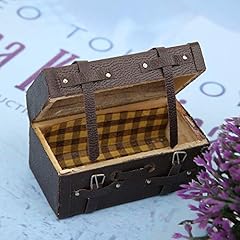 Miniatura valigia vintage usato  Spedito ovunque in Italia 