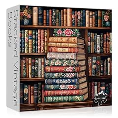 Vintage bookshelf puzzles for sale  Delivered anywhere in USA 