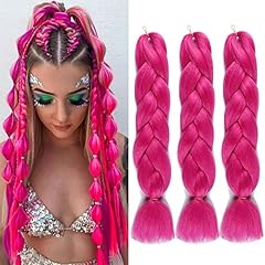 Pink jumbo braiding for sale  Delivered anywhere in USA 
