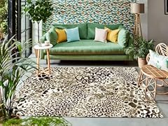 Retro leopard rug for sale  Delivered anywhere in USA 