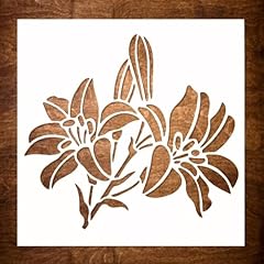 Lily stencil flower for sale  Delivered anywhere in USA 